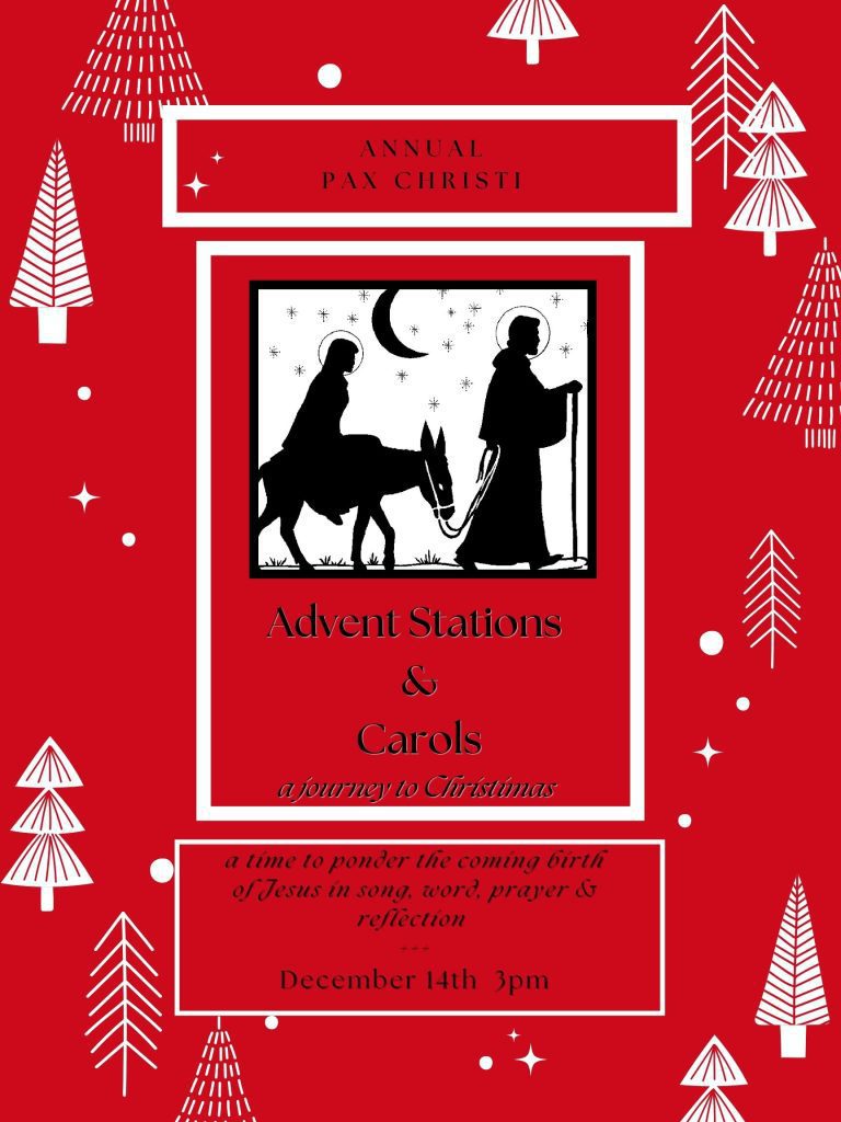 Advent Stations & Carols – December 14 at 3 p.m.