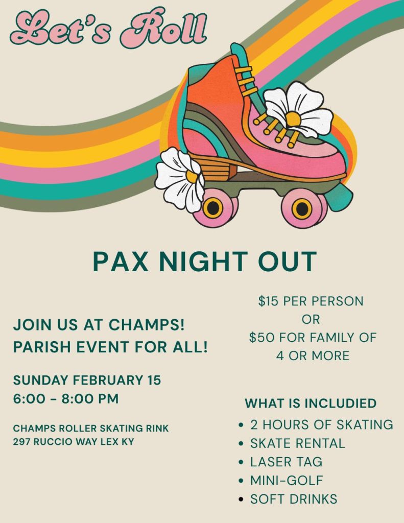 Pax Night Out – Sunday, February 15